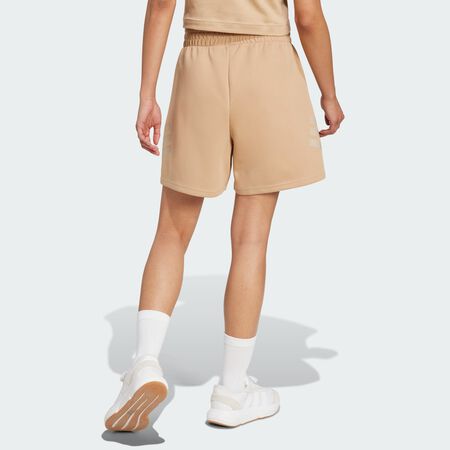 ADIDAS SPORTSWEAR Future Icons 3-Stripes Shorts Warm Sandstone WOMEN