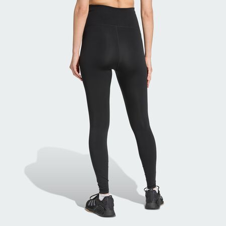 ADIDAS PERFORMANCE Legging long Optime Essentials (Maternité) Black / Carbon FEMME