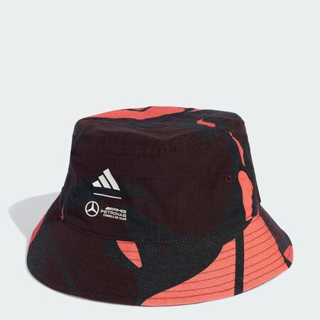 ADIDAS ORIGINALS Mercedes - AMG Petronas Formula One Team Summer Pack Bucket Hat Turbo / Aurora Ruby / Black UNISEX