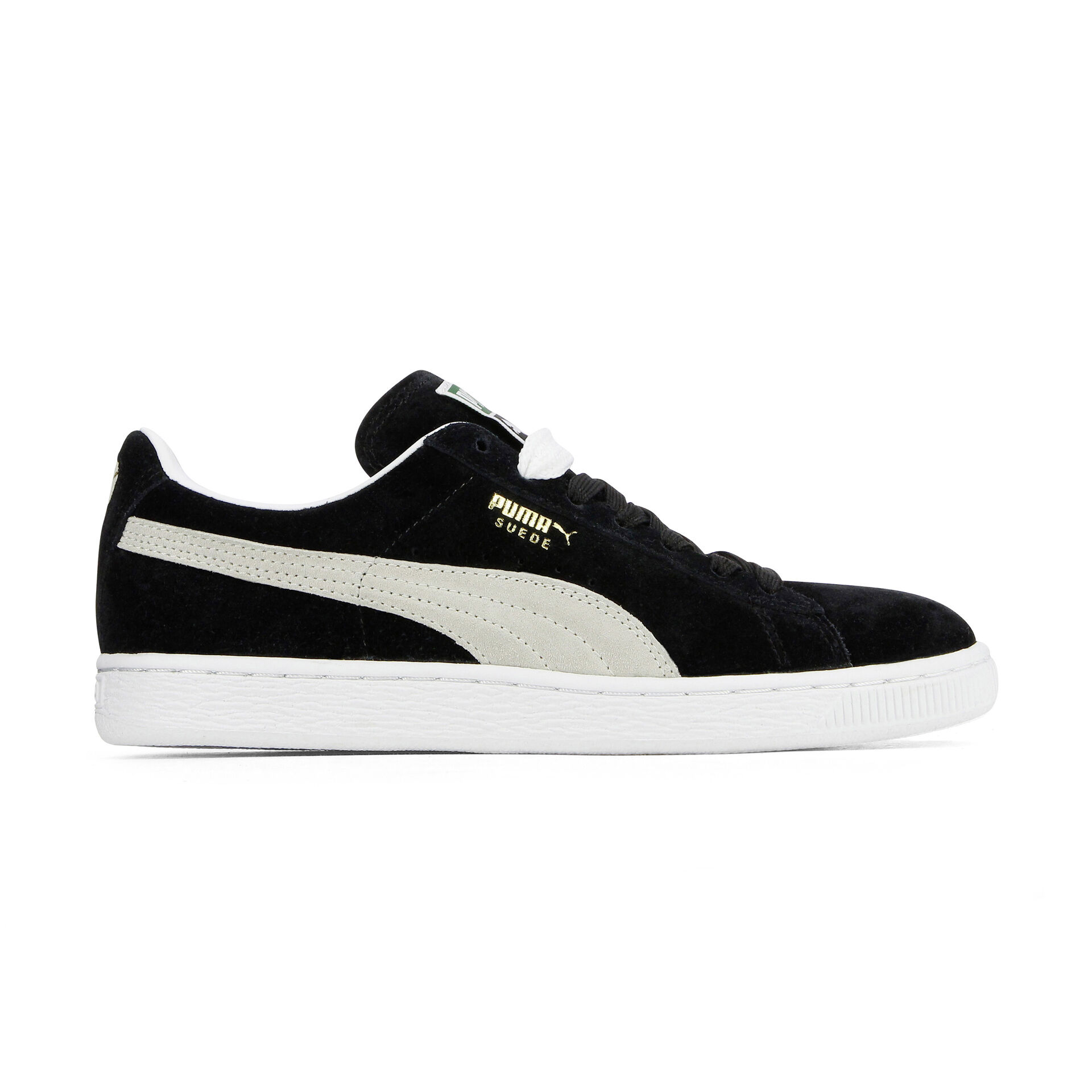 puma suede femme noir et blanche