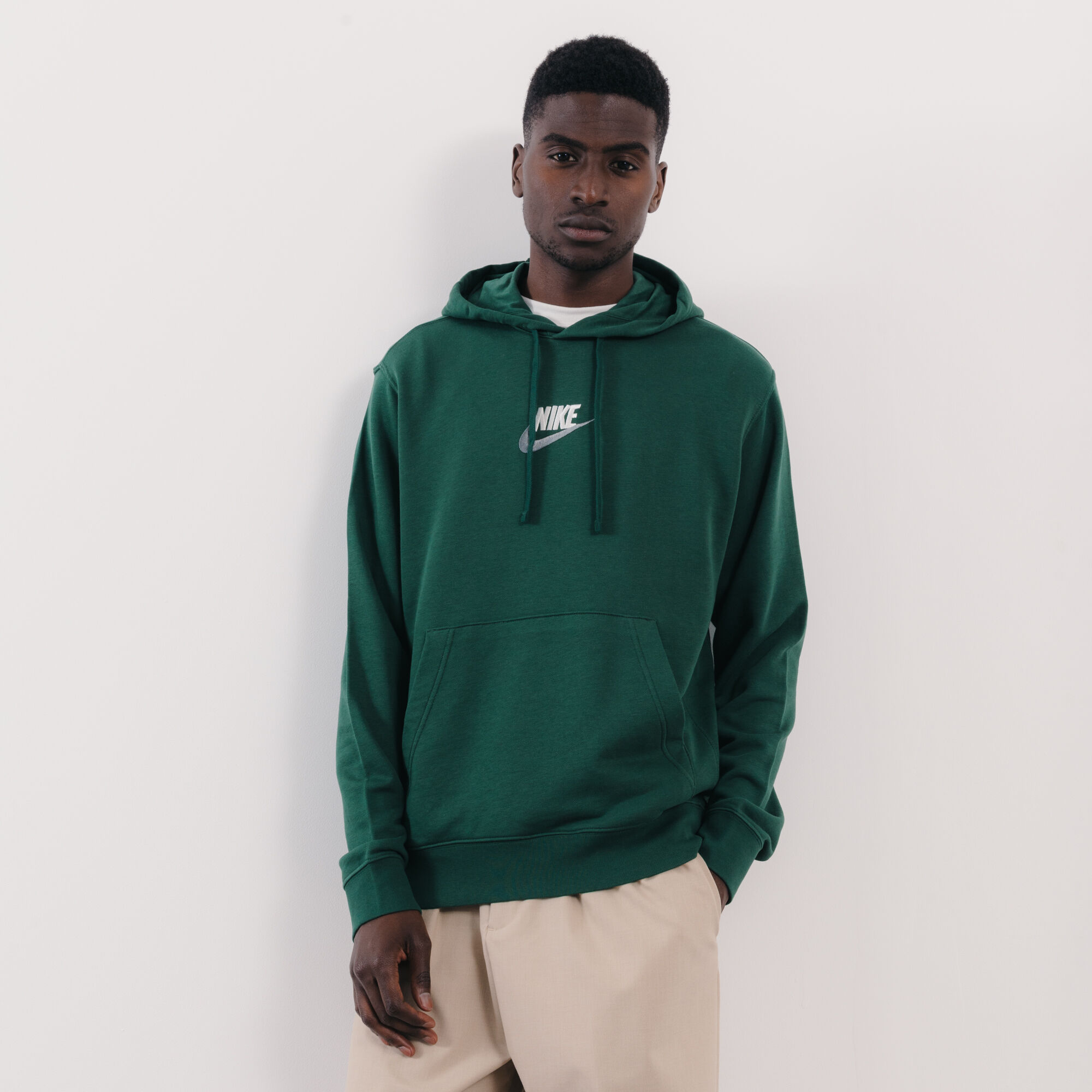 NIKE HOODIE CLUB LBR FT VERT SWEAT HOMME Courir