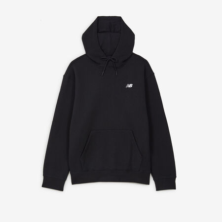 NEW BALANCE HOODIE SMALL LOGO BLACK MEN