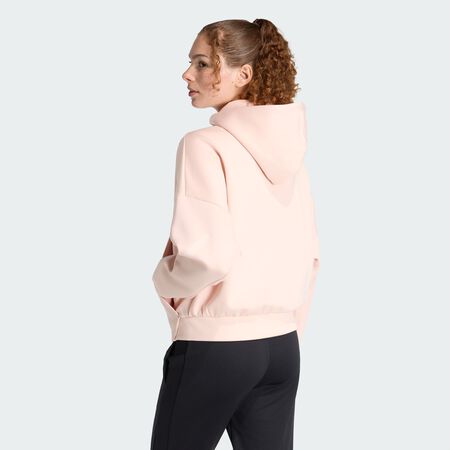 ADIDAS ORIGINALS Veste &agrave; capuche enti&egrave;rement zipp&eacute;e adidas Z.N.E. Blush Pink FEMME