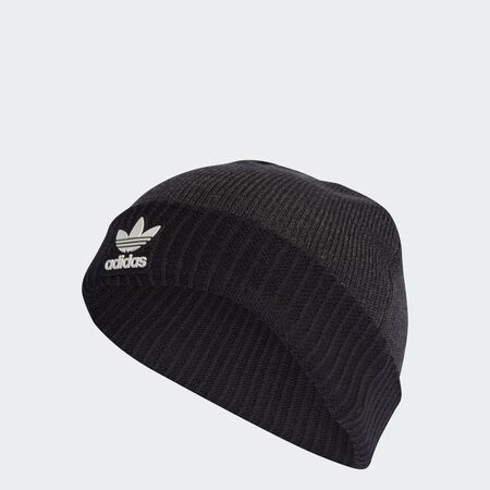ADIDAS ORIGINALS Bonnet revers maille Adicolor Black MIXTE