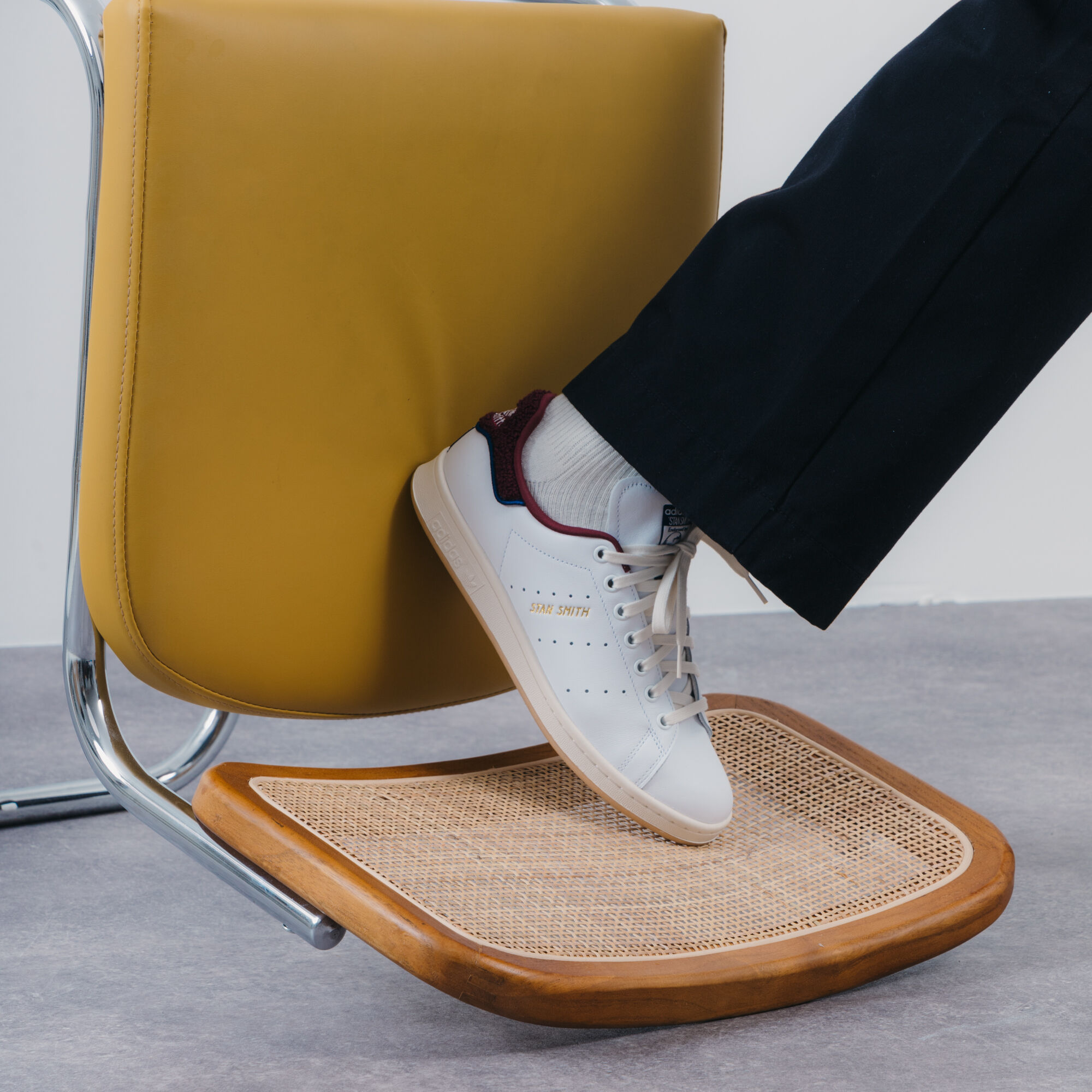 ADIDAS ORIGINALS STAN SMITH UNIVERSITY BLANC BORDEAUX BLANC