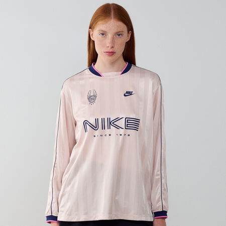 NIKE JERSEY LS PINK/NAVY BLUE WOMEN