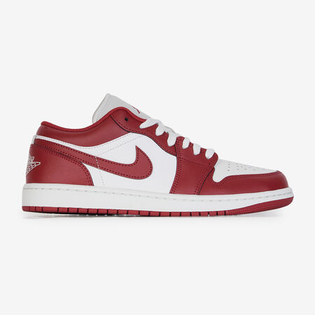 JORDAN AIR JORDAN 1 LOW BLANC/ROUGE HOMME