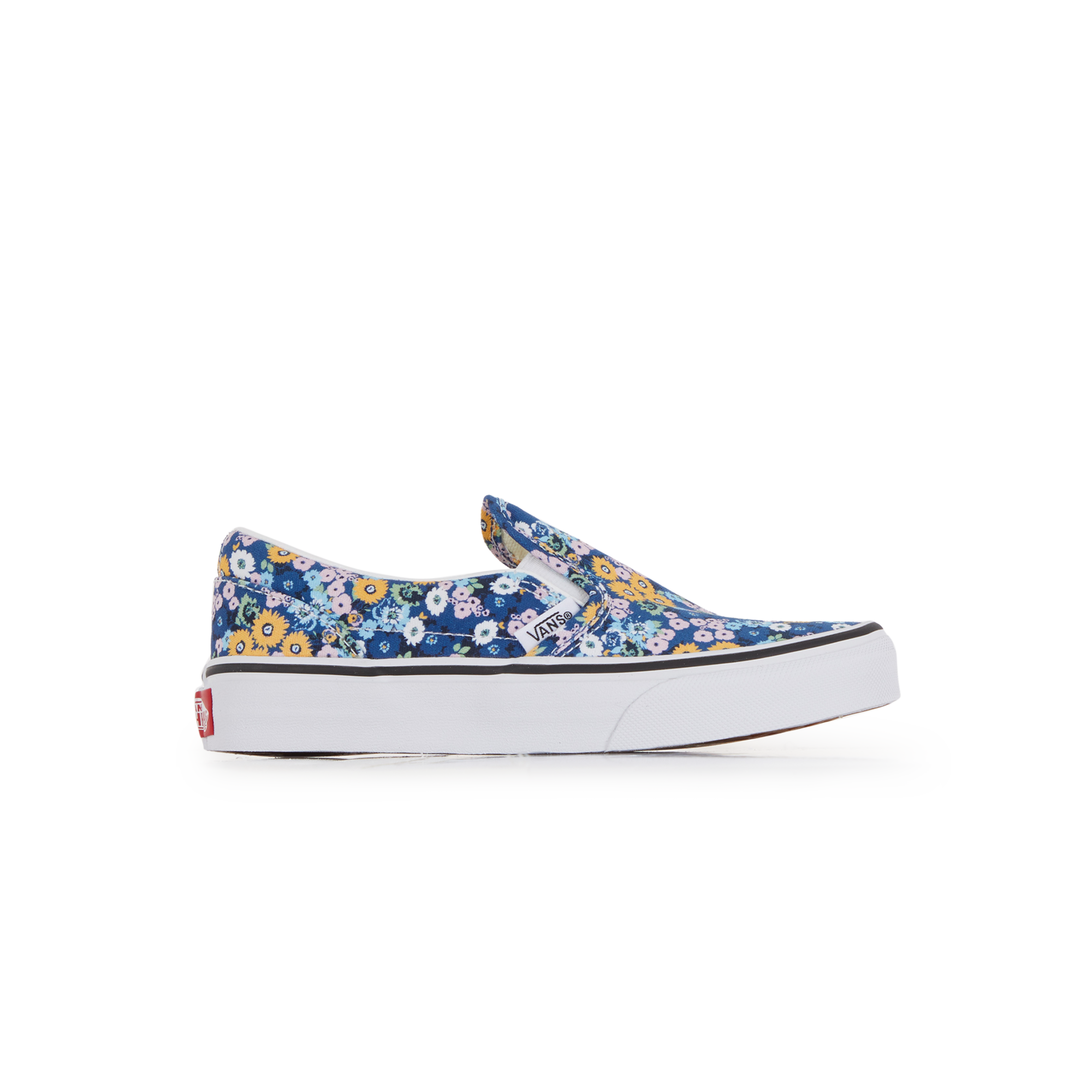 vans flower slip ons