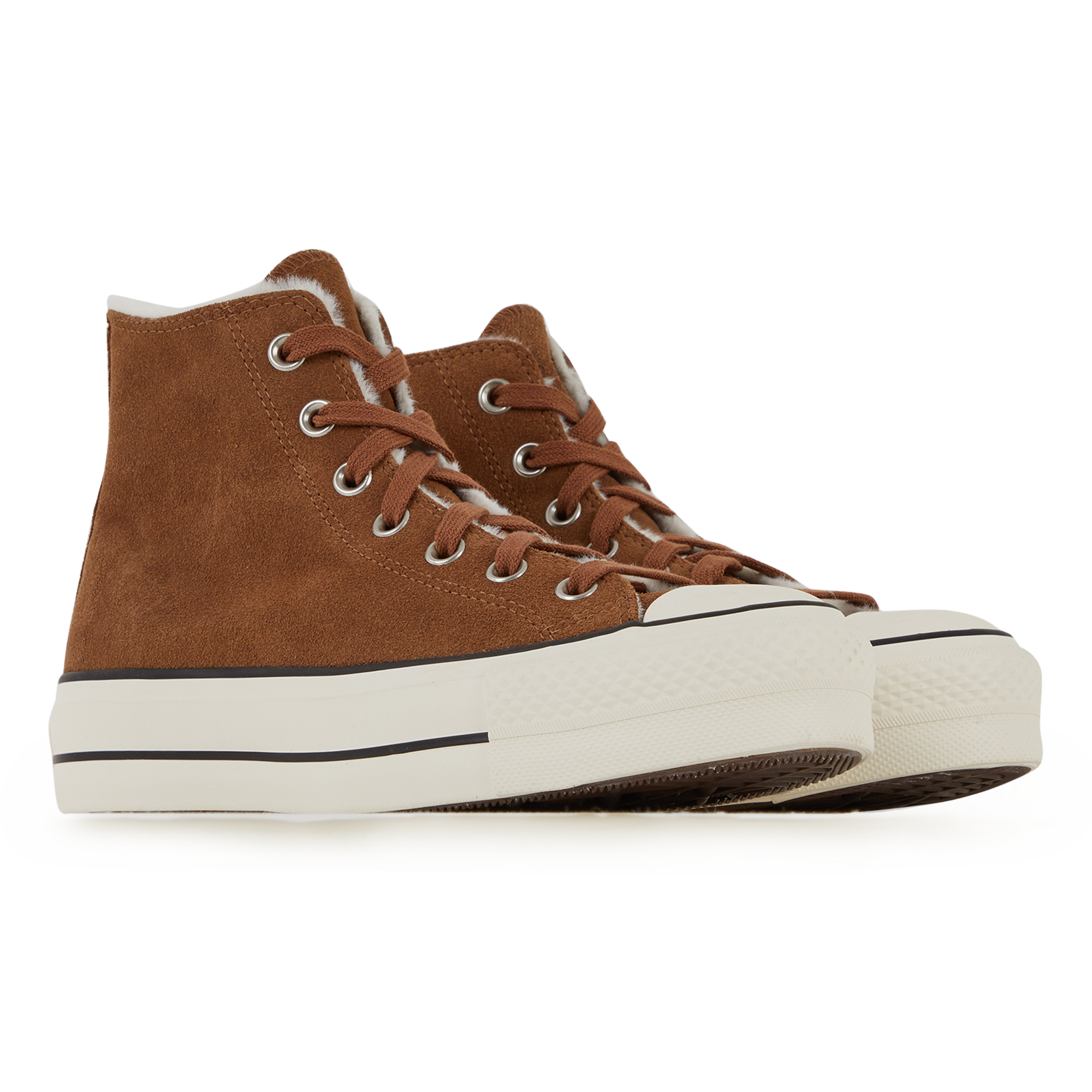 CONVERSE CHUCK TAYLOR ALL STAR LIFT HI SUEDE SNEAKERS FEMME