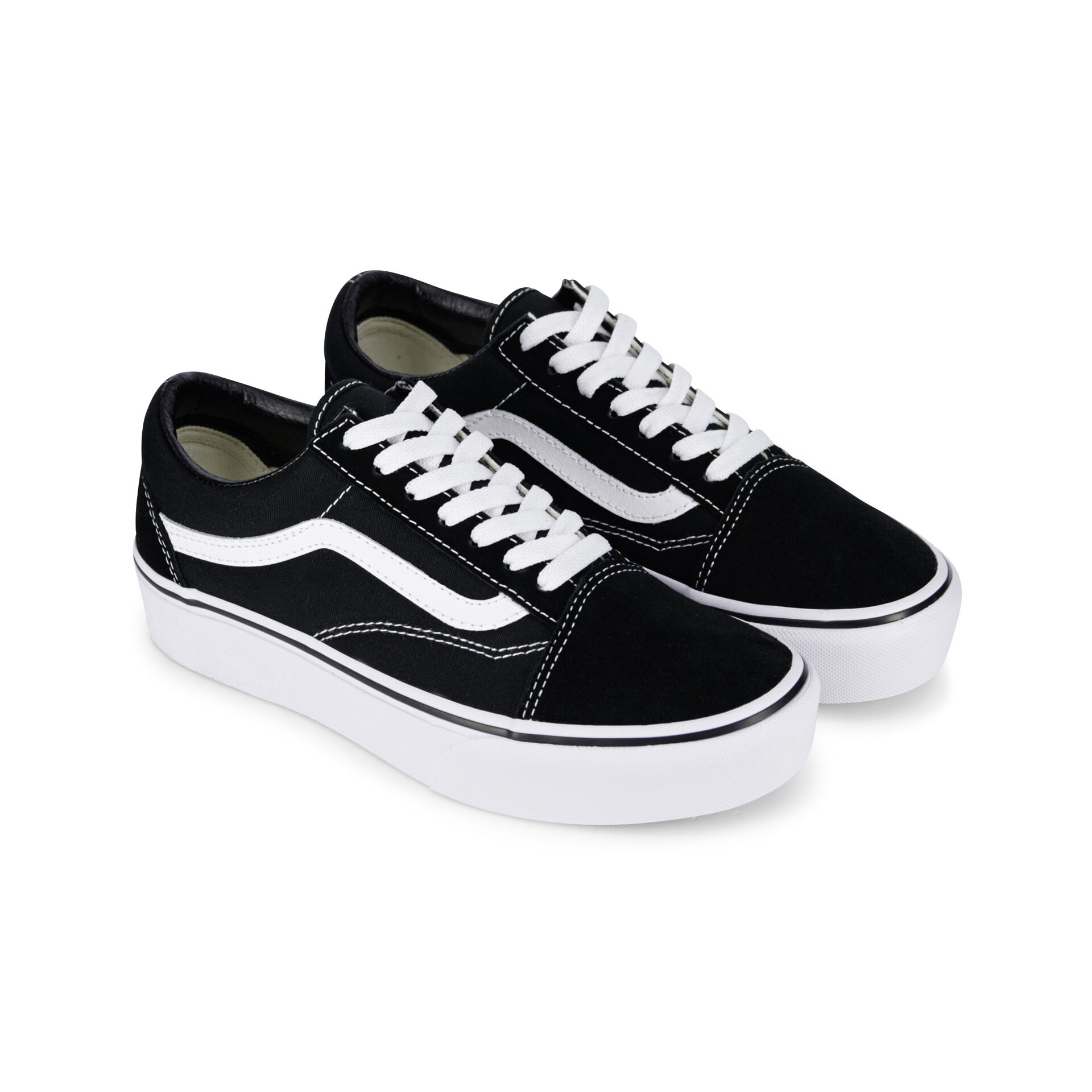 vans plateforme noir