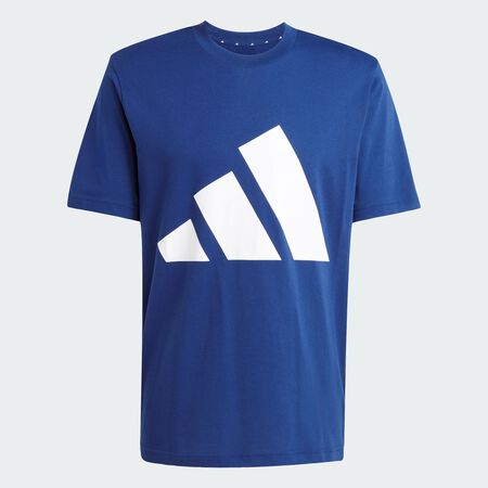 ADIDAS SPORTSWEAR Essentials Big Logo Tee Dark Blue / White MEN