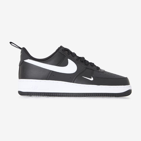 AIR FORCE 1 LOW MINI SWOOSH : BLACK/WHITE