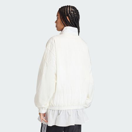 ADIDAS ORIGINALS VESTE DE SURV&Ecirc;TEMENT TOILE SANTIAGO Off White FEMME
