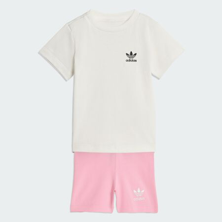 ADIDAS ORIGINALS Ensemble t-shirt et cycliste Enfants Pink Fusion CADET