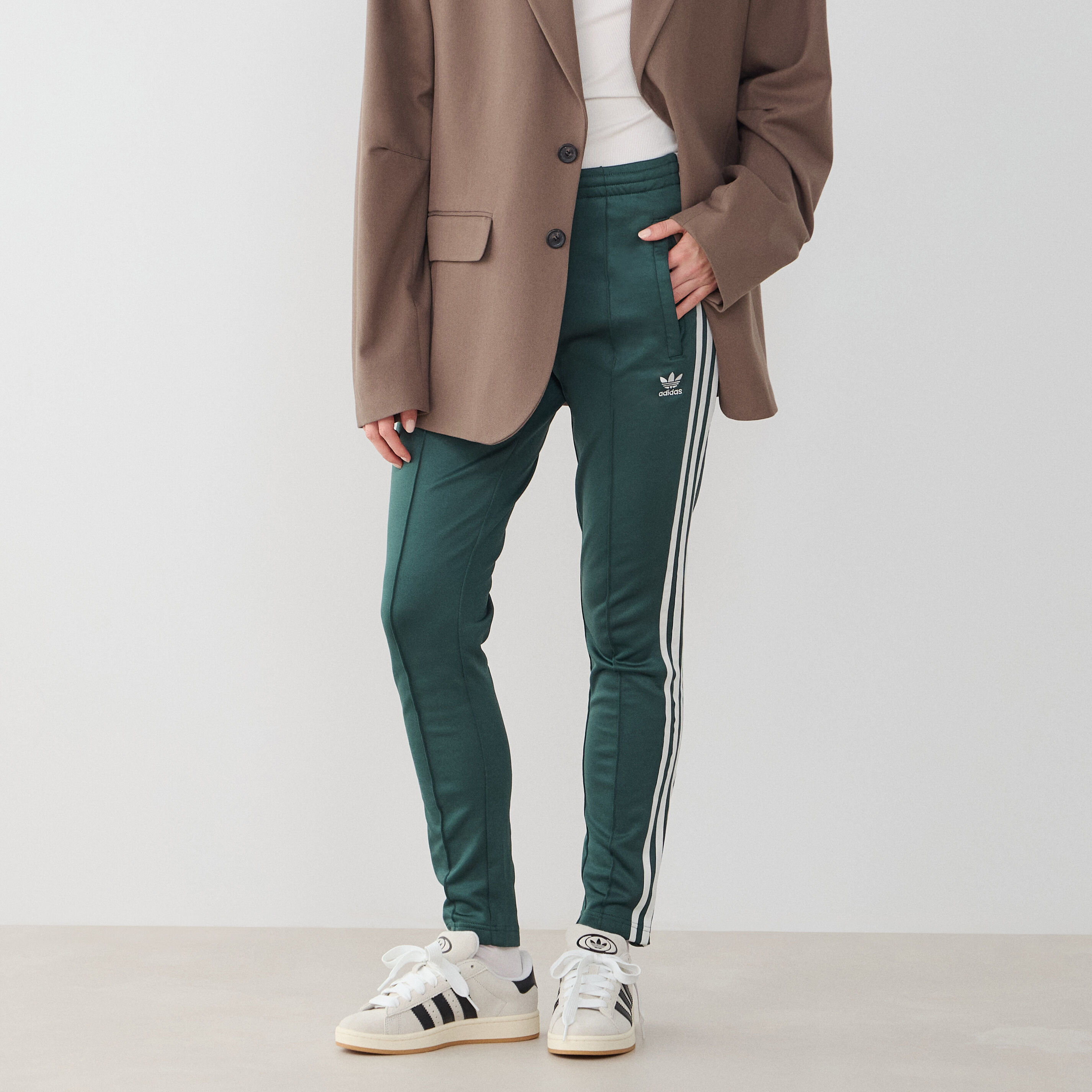 Dark green adidas pants discount