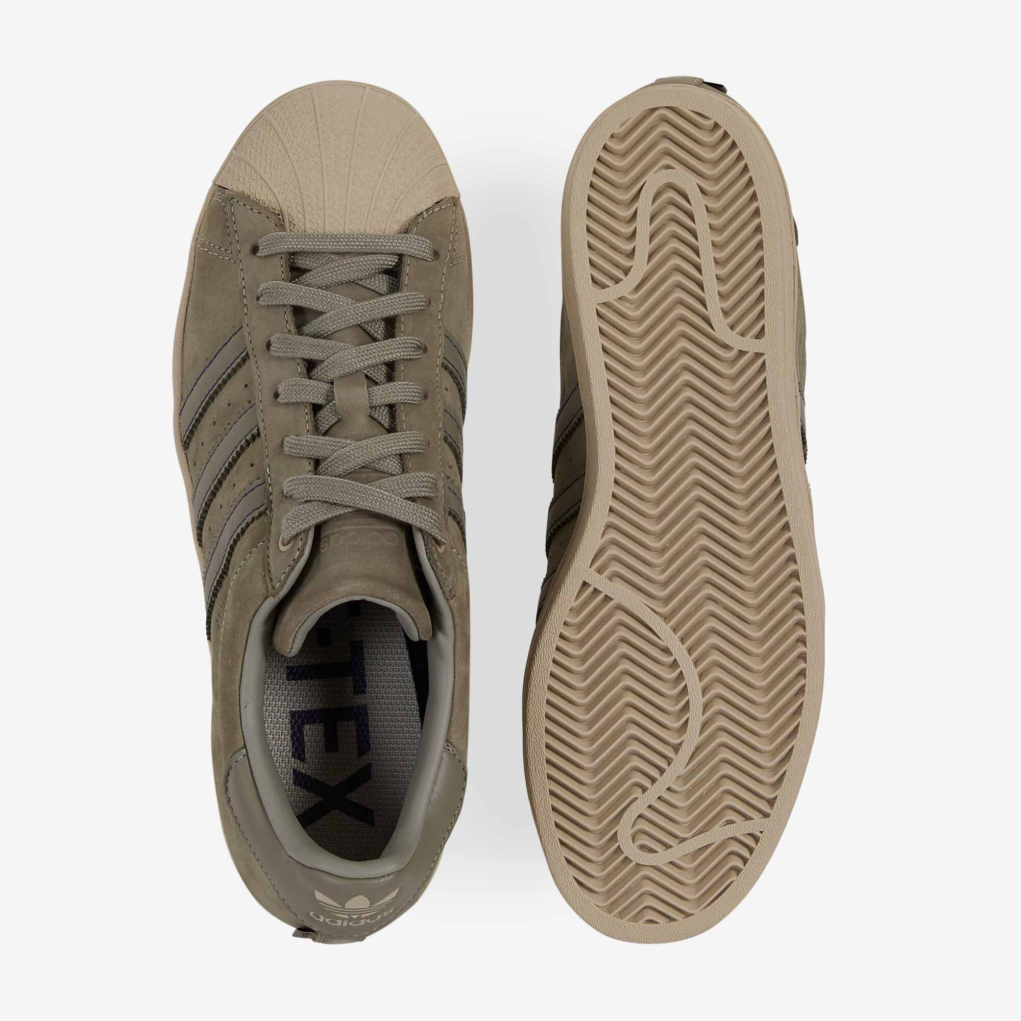 Adidas slip hot sale on khaki