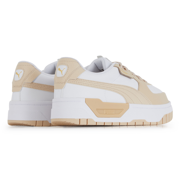 Puma blanche et doré on sale