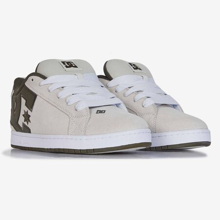 DC SHOES COURT GRAFFIK BLANC/KAKI HOMME