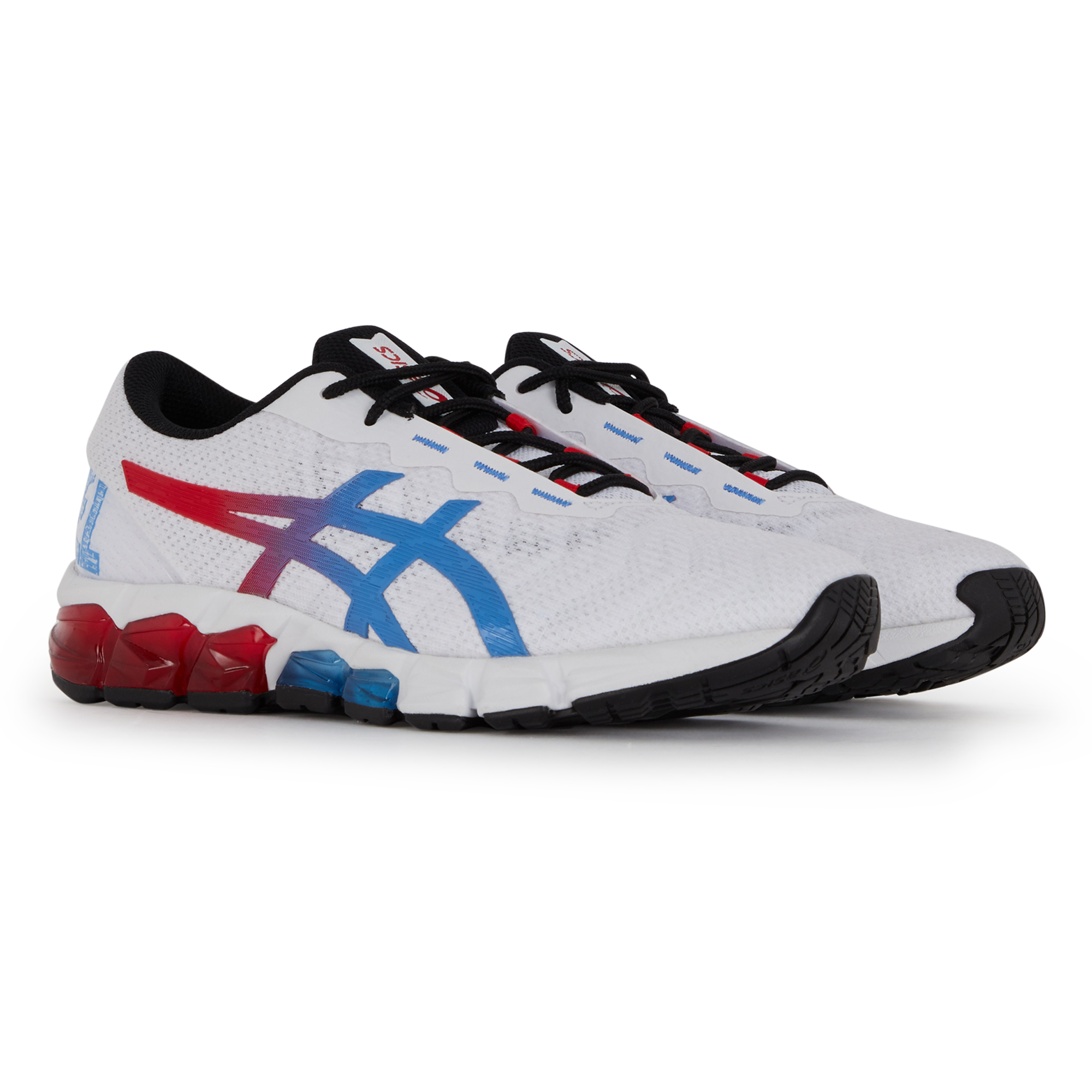 asics blanche et rouge