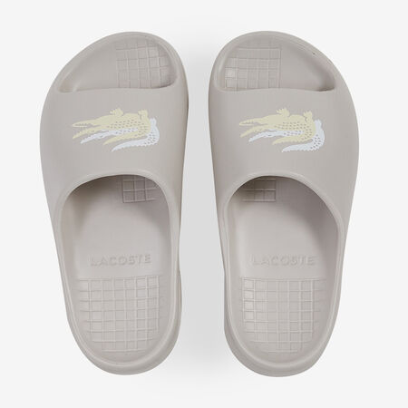 LACOSTE CROCO V2 ECRU FEMME