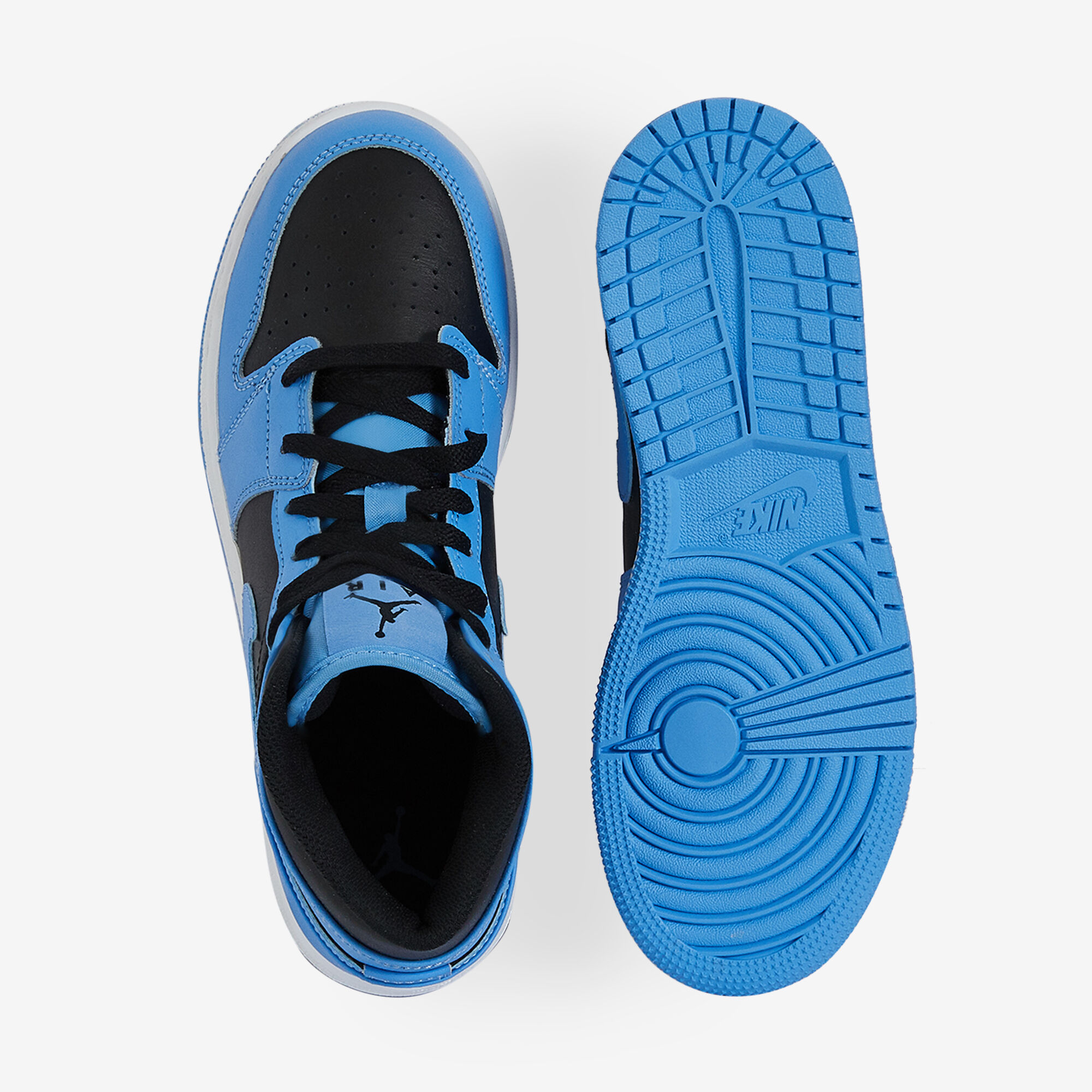 Jordan 1 bleu hotsell courir