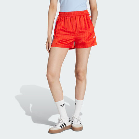 Short adidas Originals Pin-stripe Satin : Bold Orange
