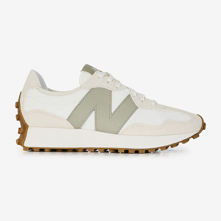 NEW BALANCE 327 327 BEIGE/GREEN WOMEN