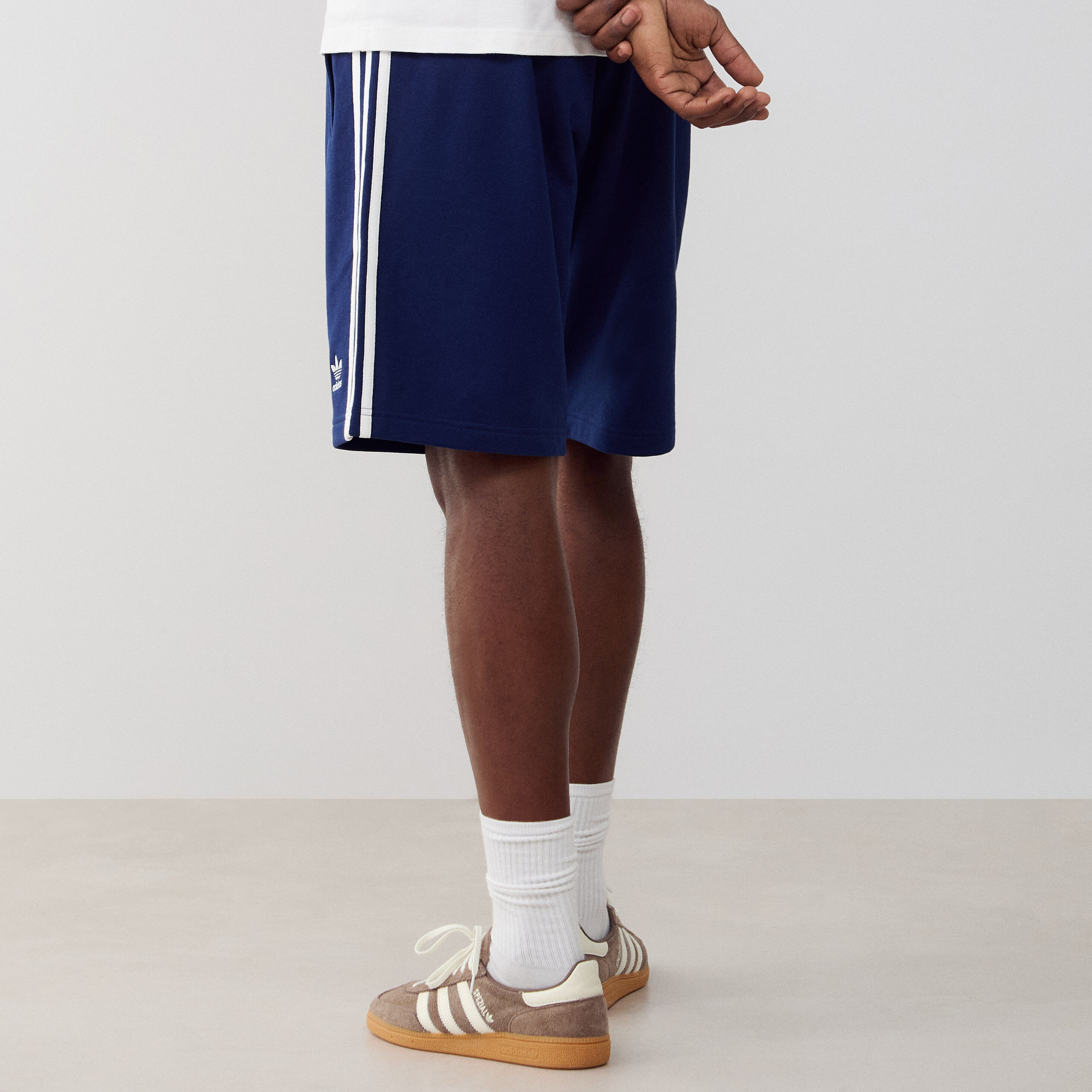 Short 3 Stripes Adicolor  Marine/blanc