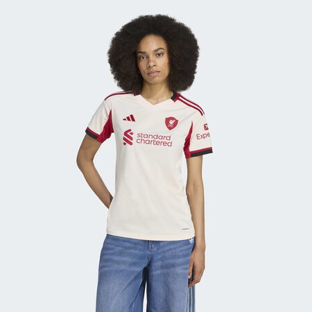 ADIDAS PERFORMANCE Liverpool FC 25/26 Away Jersey Wonder White WOMEN
