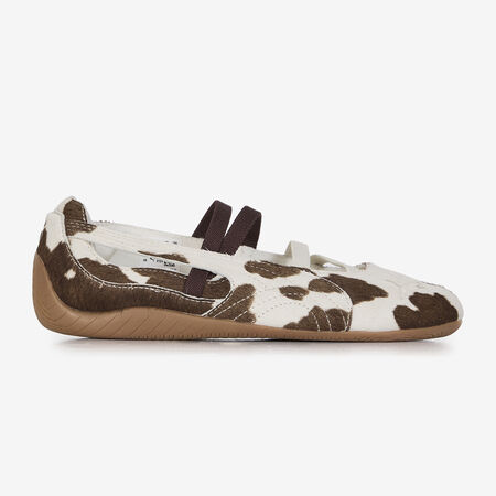SPEEDCAT BALLET COW : WHITE/BROWN