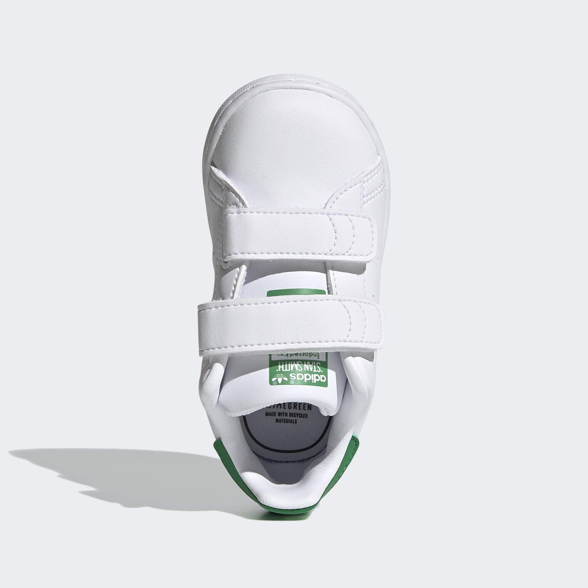 ADIDAS ORIGINALS STAN SMITH CF SNEAKERS ENFANT BLANC VERT SCRATCH Courir
