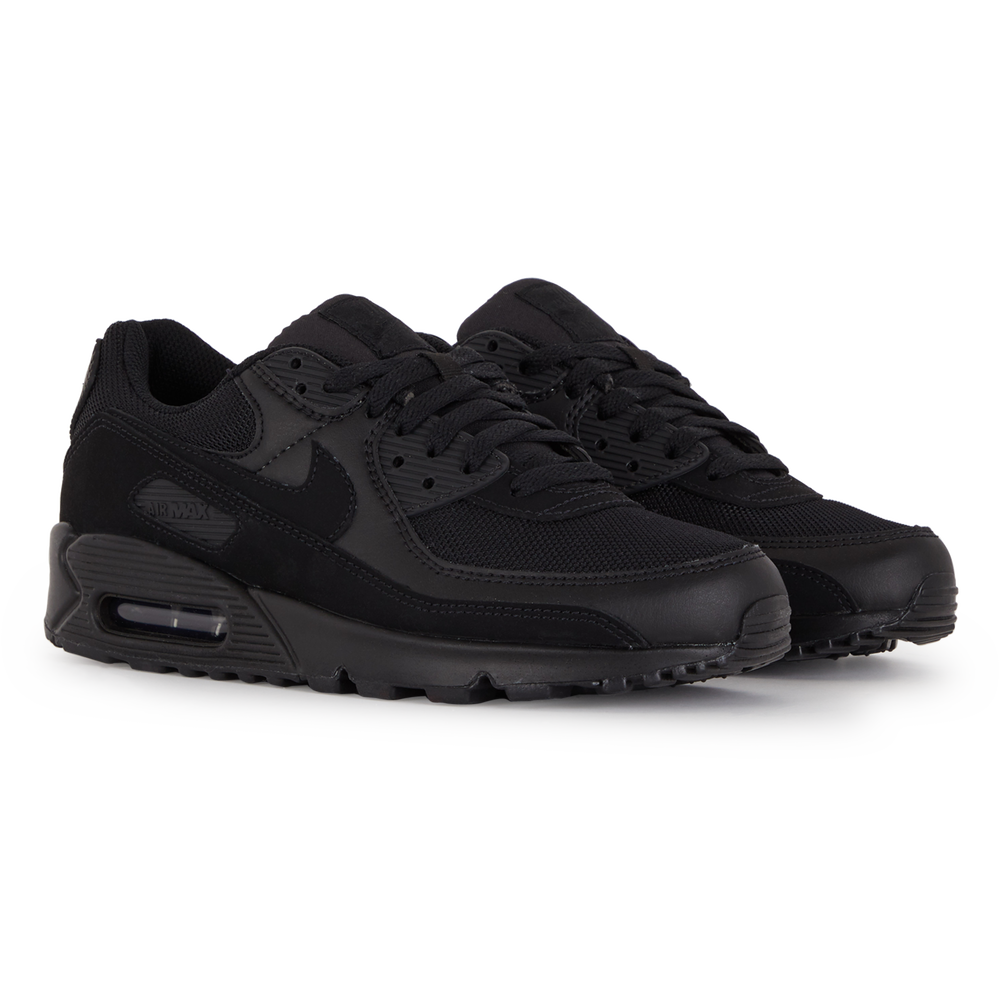 NIKE AIR MAX 90 SNEAKERS HOMME NOIR LACETS Courir