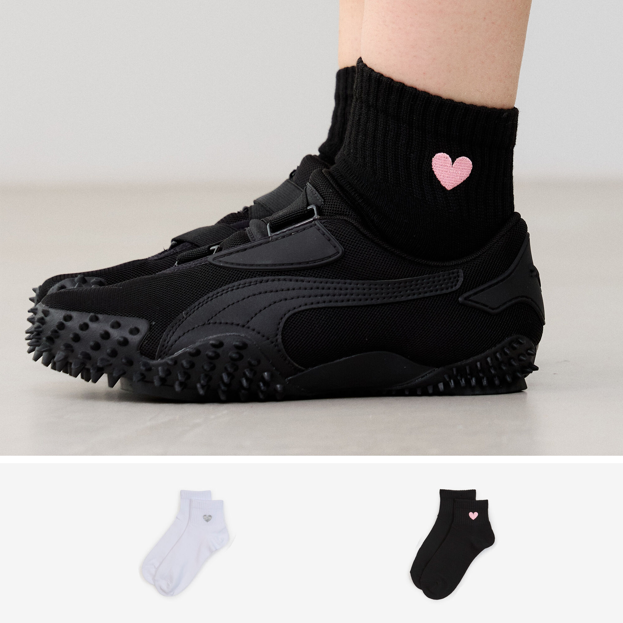 Pack Chaussettes Quarter Broderie Cœur X Enfant