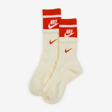 NIKE CHAUSSETTES EVERYDAY PLUS CREW ORANGE/JAUNE HOMME