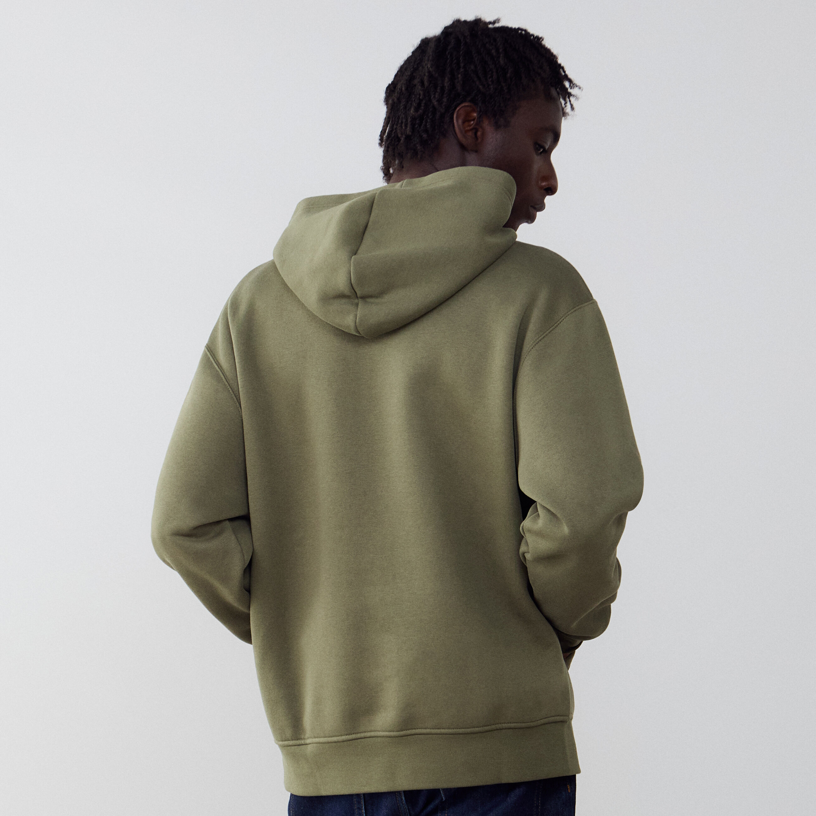 Hoodie Brooklyn  Vert/beige