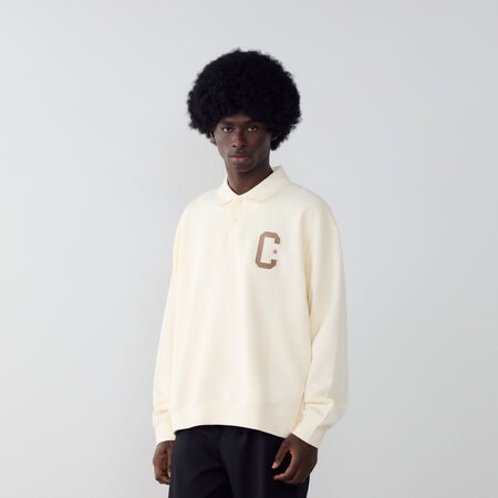 CONVERSE SWEAT POLO RETRO CHUCK BEIGE MEN