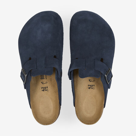 BIRKENSTOCK BOSTON SUEDE NEW NAVY MARINE HOMME