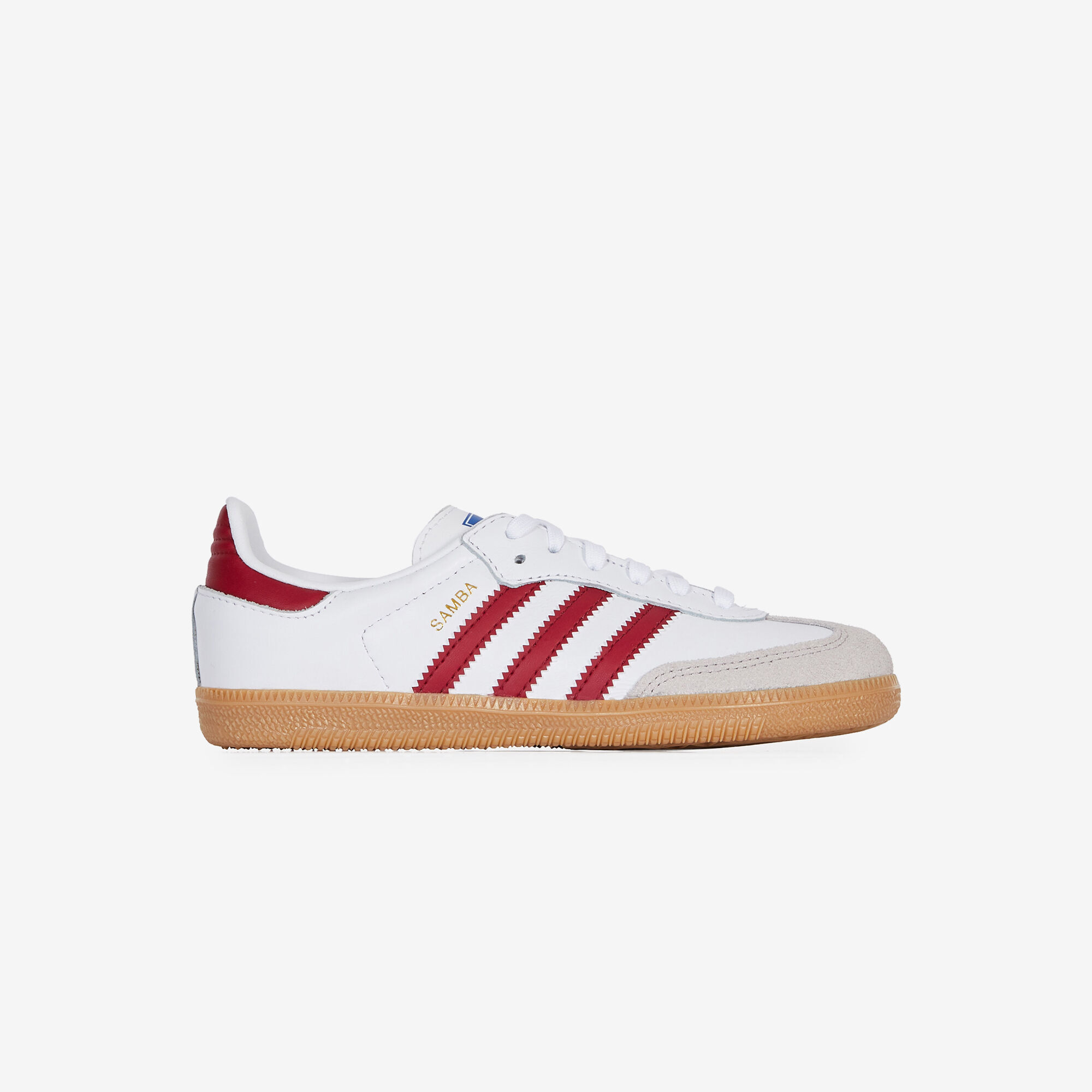 ADIDAS ORIGINALS SAMBA OG SNEAKERS ENFANT BLANC ROUGE LACETS Courir