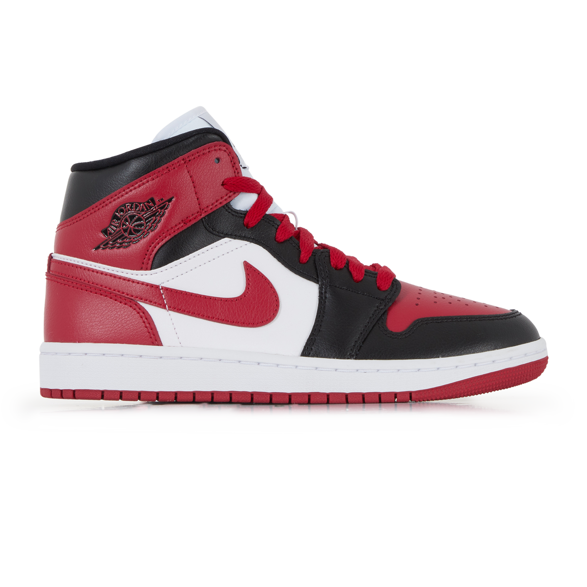Air Jordan 1 Mid Alternate Bred Noir/rouge Air Jordan 1 Mid Alternate Bred Noir/rouge