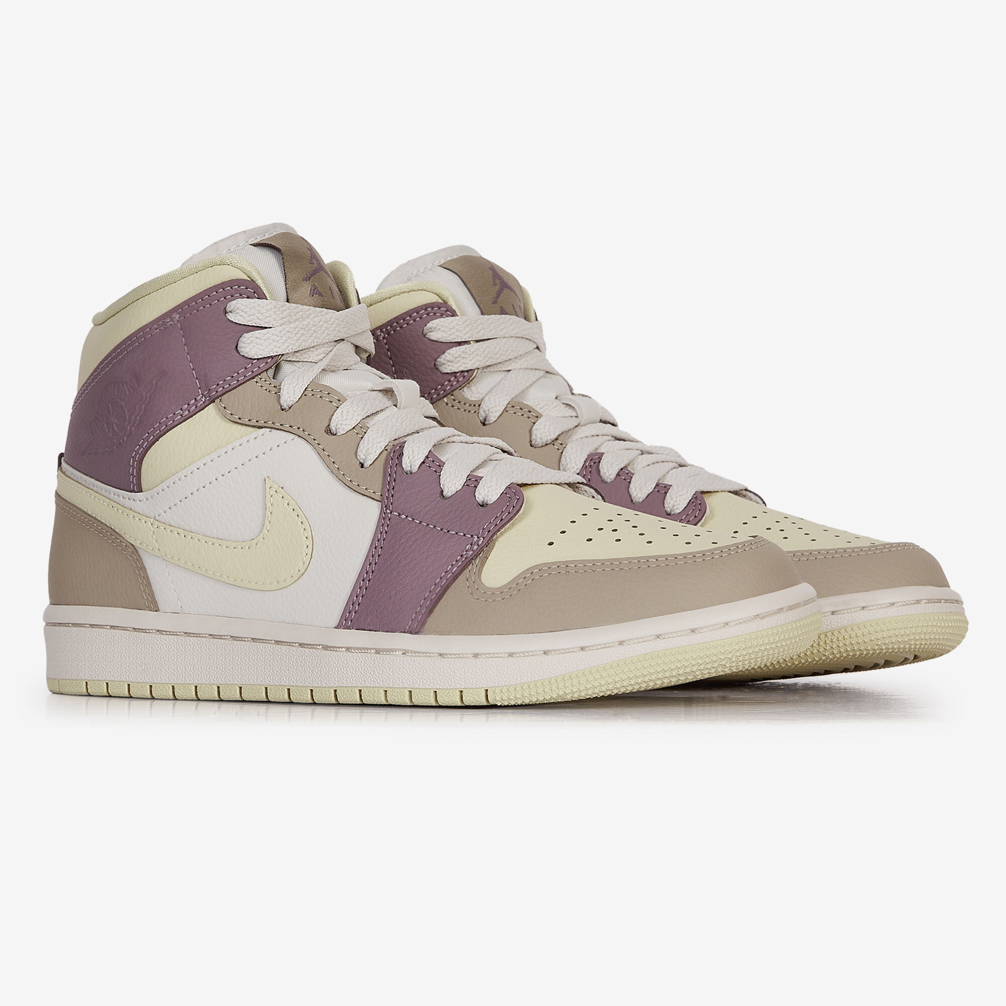 Air Jordan 1 Mid  Jaune/violet