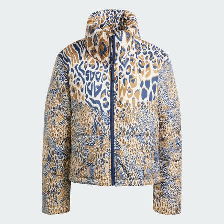 ADIDAS SPORTSWEAR adidas x FARM Rio Padded Jacket Multicolor / Bronze Strata / Night Indigo WOMEN