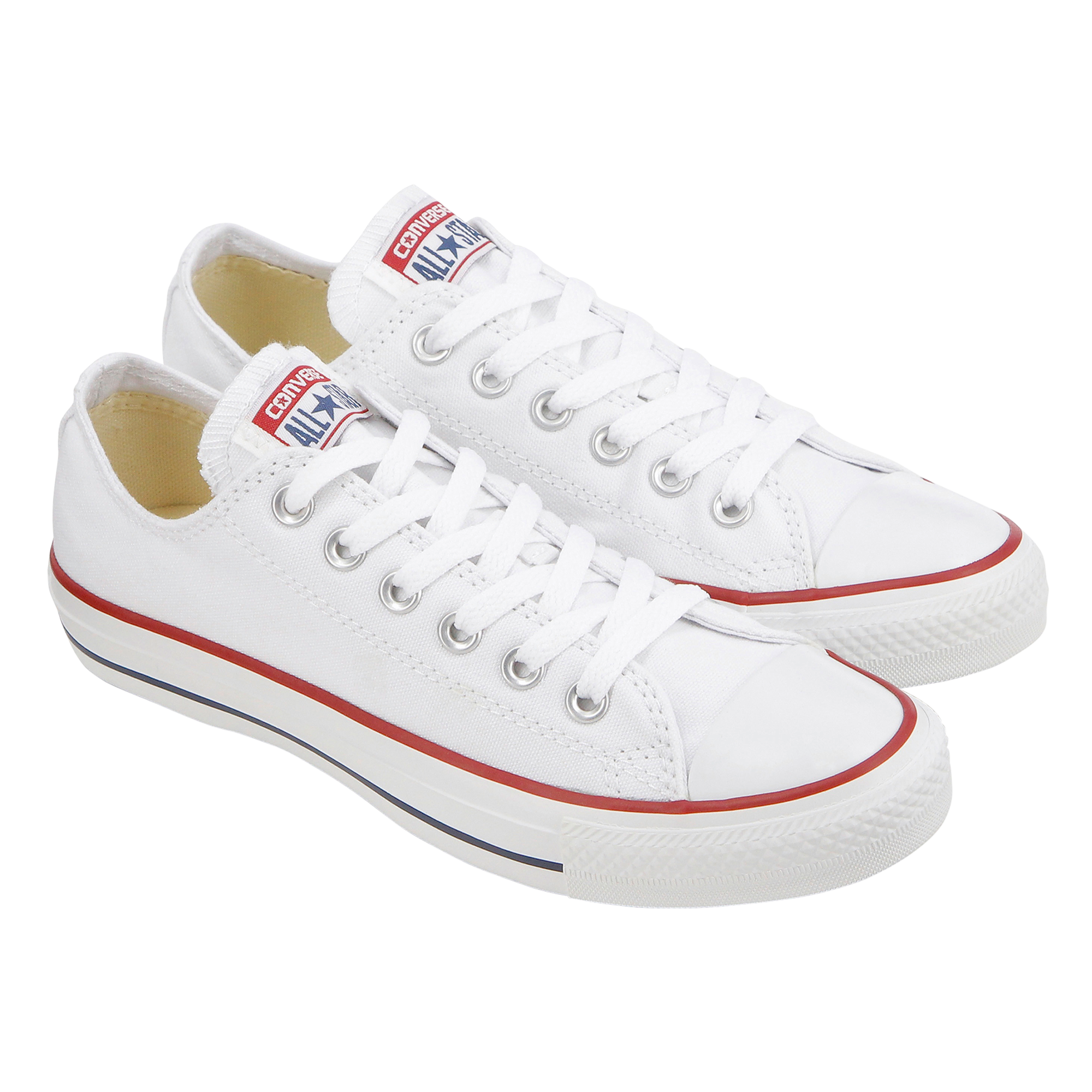 Convers blanche basse sales