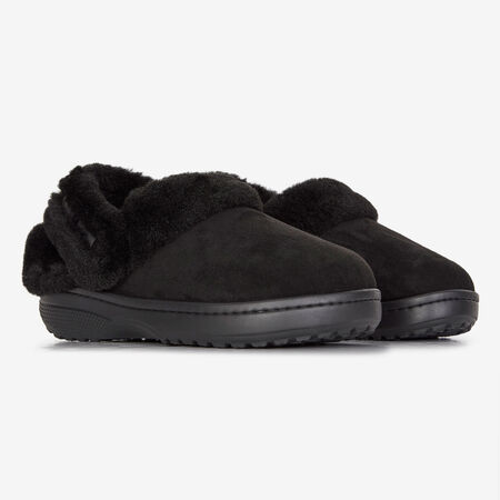 CROCS UNFURGETTABLE SUEDED CLOG NOIR FEMME