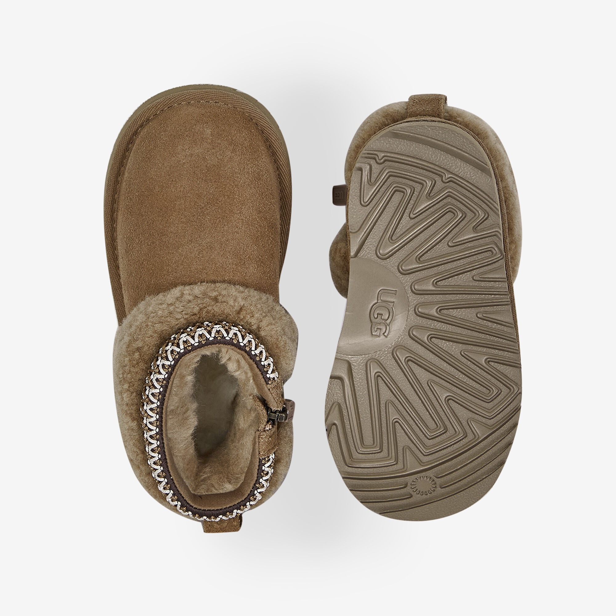 Bottines et boots UGG T Classic Ultra Mini Maxi Curly pour Enfant - vue 4