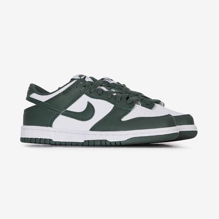NIKE dunk DUNK LOW GREEN/WHITE JUNIOR