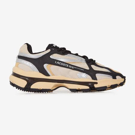 LACOSTE l00 L003 2K24 BEIGE/NOIR HOMME