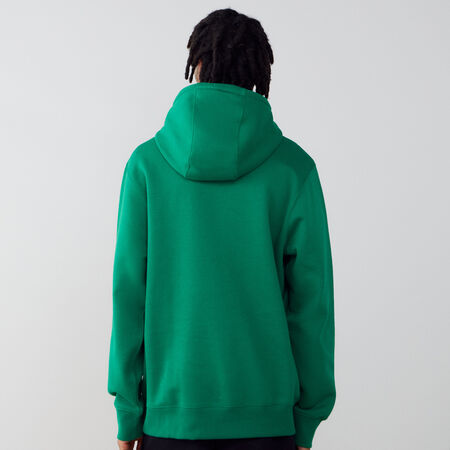 NIKE HOODIE CLUB SMALL LOGO GREEN/WHITE MEN