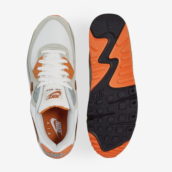 NIKE AIR MAX 90 WHITE/ORANGE SNEAKERS MEN - Main Image
