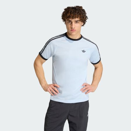 ADIDAS ORIGINALS T-SHIRT 3 BANDES Crystal Sky HOMME