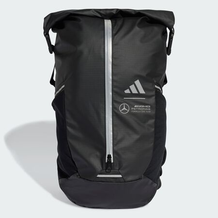 ADIDAS PERFORMANCE MERCEDES - AMG PETRONAS FORMULA ONE TEAM ADAPTIVE PACKING SYSTEM BACKPACK Black / Reflective Silver / Semi Mint Rush UNISEX